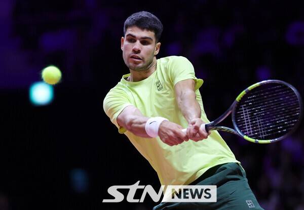 남자 테니스 세계 1위 카를로스 알카라스. /사진=뉴시스(AP)