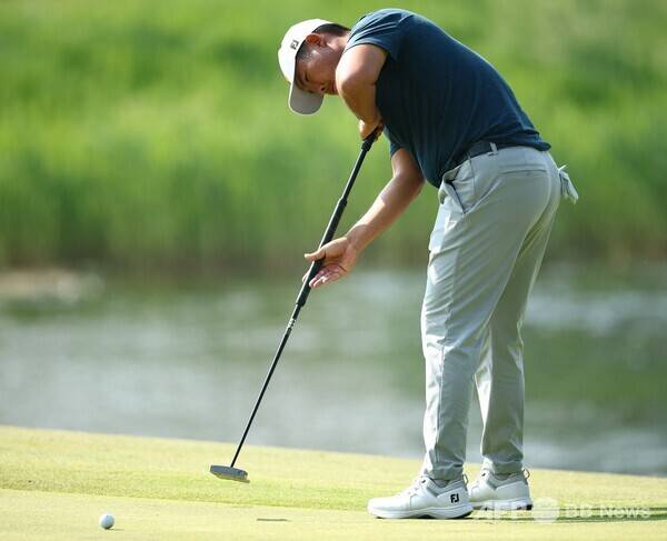 미국프로골프(PGA) 투어에서 LIV 골프로 이적한 안병훈 프로가 2026시즌 개막전 리야드 대회에 출전했다. 사진은 2025년 PGA 투어 대회 때 모습이다. 사진제공=ⓒAFPBBNews = News1 (사진을 무단으로 사용하지 마십시오.)