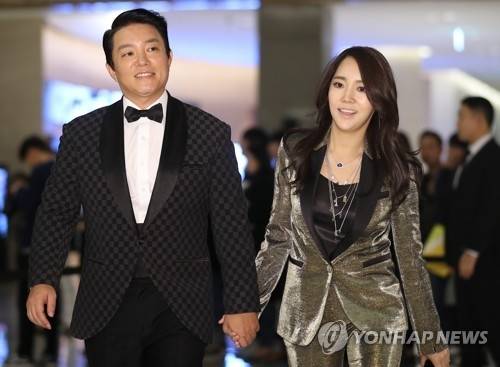 ▲ 배우 이범수 부부 [연합뉴스 자료사진]