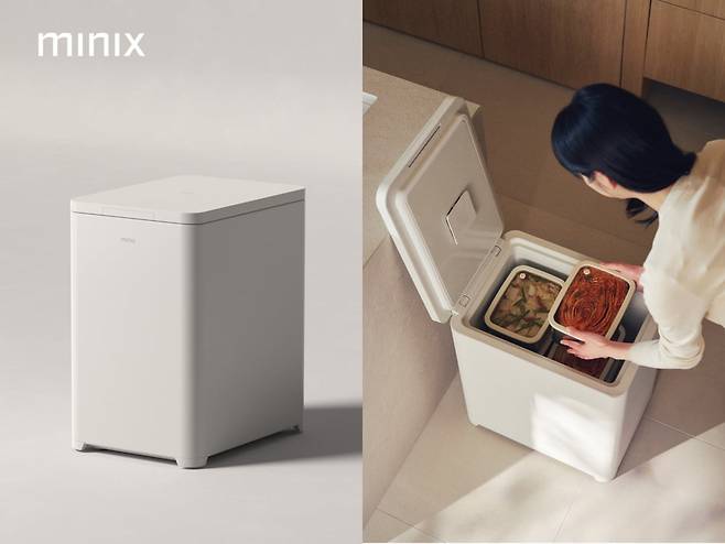 앳홈 가전 브랜드 미닉스의 미니 김치냉장고 신제품 '더 시프트'. 사진=앳홈 제공