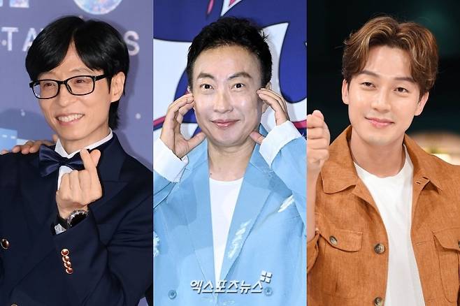 사진 = 엑스포츠뉴스 DB / 유재석, 박명수, 허경환