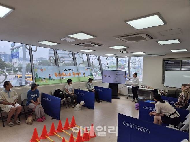 서울 구로구 독피트니스 클래스 수업 모습(사진=구로구)