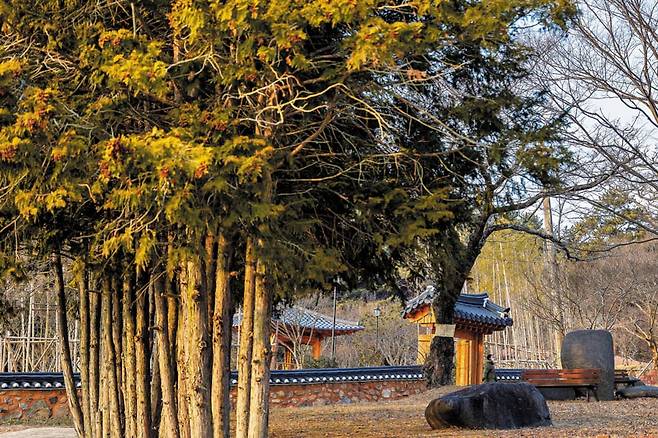'고산윤선도유적지' 내 '오우가정원'은 고산의 대표 작품인 '오우가'를 테마로 한 정원이다. / 양수열 영상미디어 기자