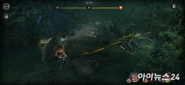 조이시티 '바이오하자드 서바이벌 유닛' 플레이 화면. [사진=박정민 기자]