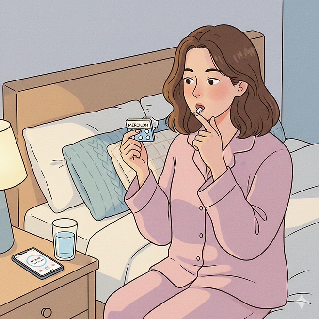 피임약을 복용하는 여성을 키워드로 생성형 인공지능(AI)이 그린 그림. [제미나이]