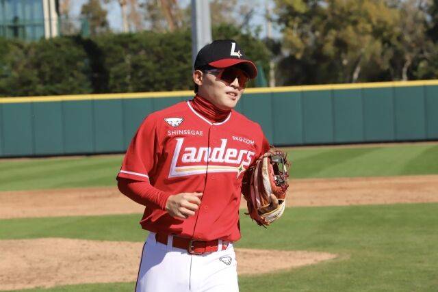 SSG 랜더스 정준재./SSG 랜더스