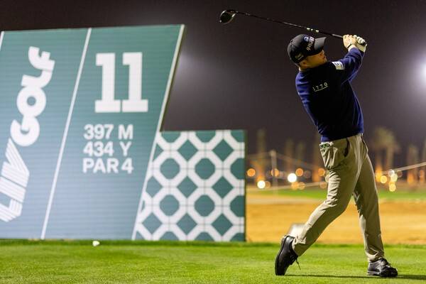 7일 사우디아라비아 리야드에서 열린 '2026 LIV 골프 시즌 개막전'에서 13위로 마친 이태훈. /사진=올댓스포츠