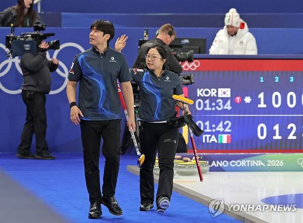 정영석(왼쪽)·김선영. ⓒ연합뉴스