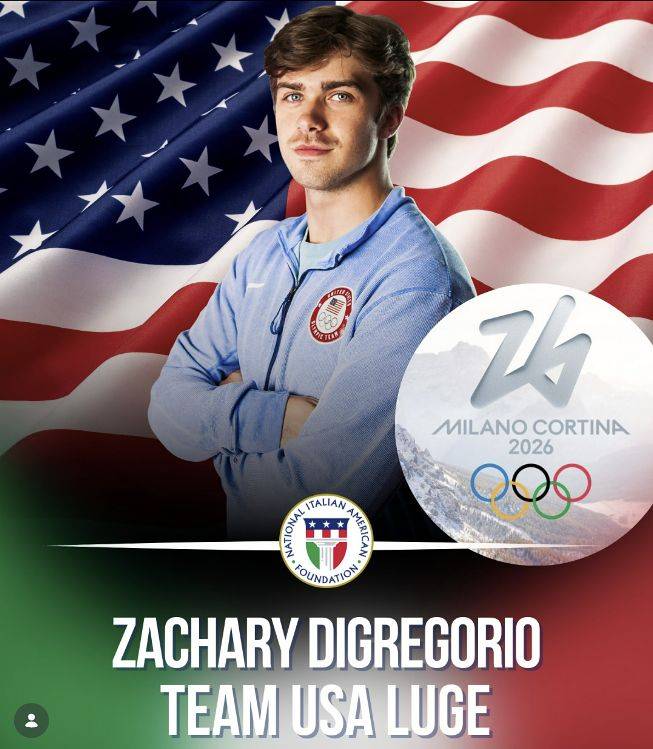 Jack DiGregorio, representative of U.S. luge. Photo DiGregorio SNS