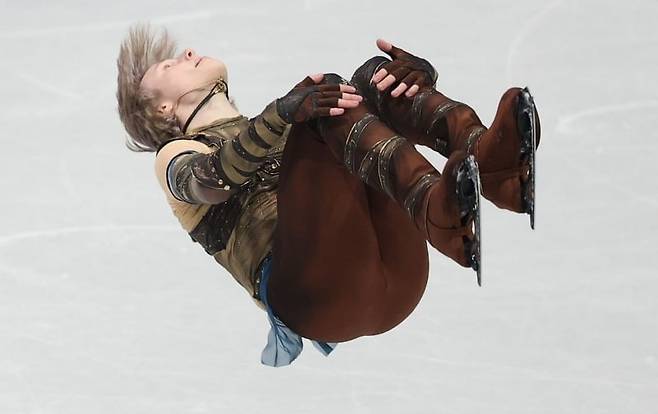 '백플립' 기술을 선보인 미국의 일리야 말리닌 /사진=연합뉴스