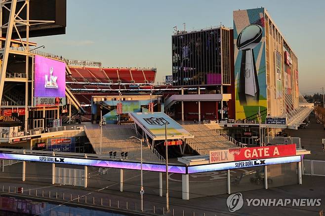 슈퍼볼이 열릴 샌프란시스코 리바이스 스타디움 [EPA=연합뉴스]