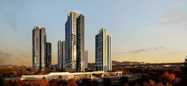 힐스테이트 금정 센터포인트 투시도.