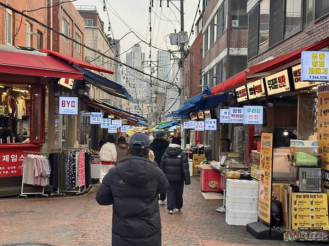 강남구 논현동 영동전통시장.(박상군 인턴 기자 kopsg@)