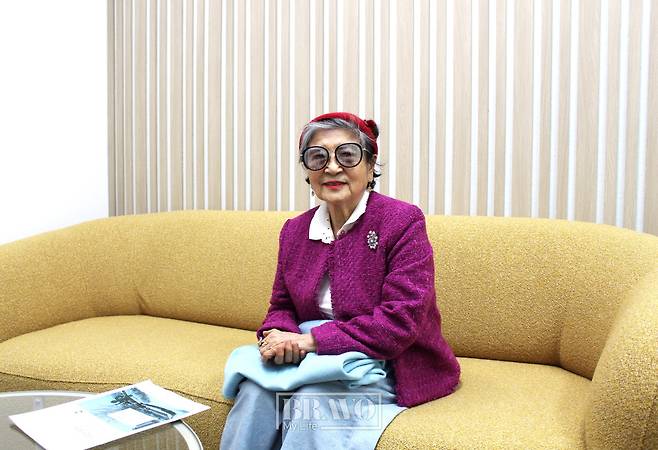 삼성노블카운티 입주자인 박선영 씨가 삼성노블카운티에서 브라보마이라이프와 인터뷰를 진행하고 있다. (박지수 기자 jsp@)