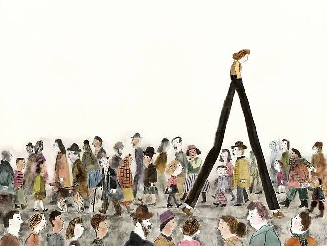 벤자민 필립스의 ‘다리긴 남자’.