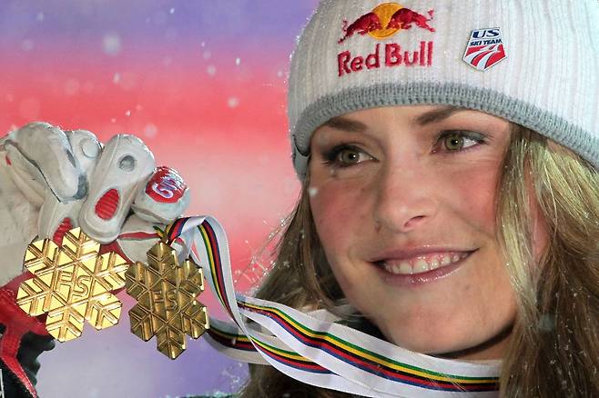 미국 여자 스키 스타 린지 본. 사진은 2009년 모습. AFP=연합뉴스