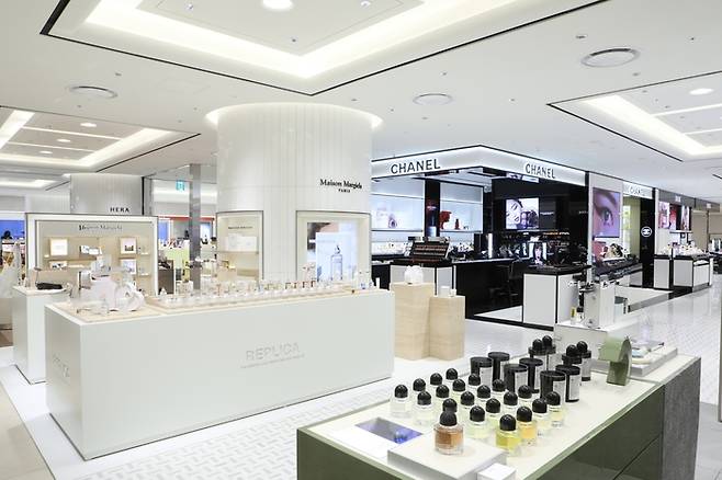 5일 리뉴얼 오픈한 롯데백화점 노원점 뷰티 전문관. 롯데백화점