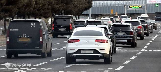 2025년 설 명절 귀성길 모습. 사진=중도일보DB.