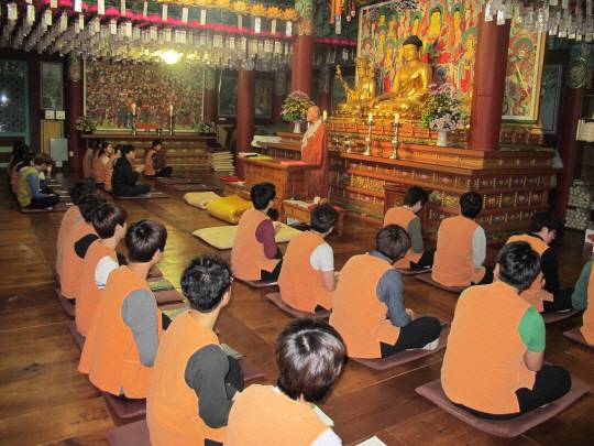 광주 무등산의 천년고찰인 증심사 템플스테이 모습. /남도일보DB