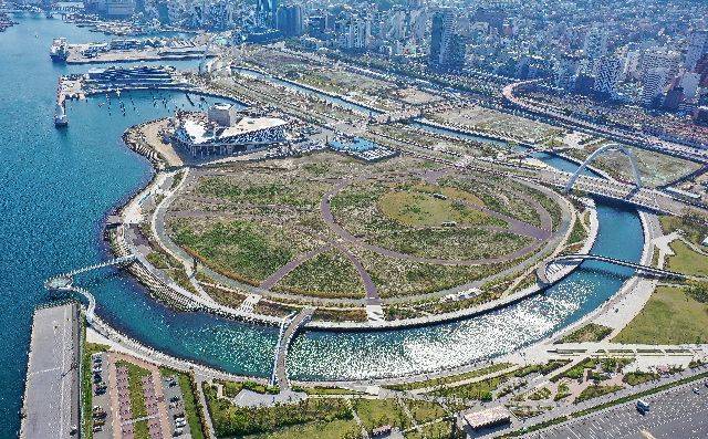 부산항 북항 재개발 1단지 내 랜드마크 부지. 부산일보DB