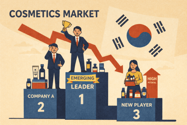 중국 시장 침체라는 동일한 외부 변수 앞에서 기업별 전략과 실행력의 차이가 실적으로 갈리며, K뷰티 산업 내 전통 강자와 신흥 강자 간 세대교체가 본격화되는 모습이다. [출처=오픈AI]