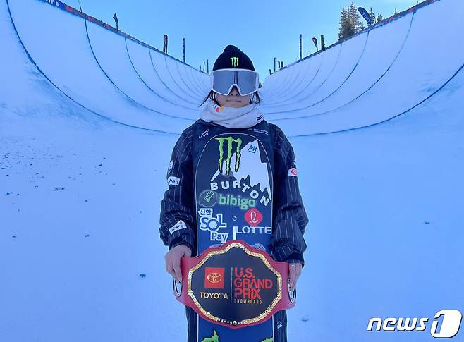한국 스노보드의 '무서운 10대' 최가온. (올댓스포츠 제공) 2023.12.17 ⓒ 뉴스1