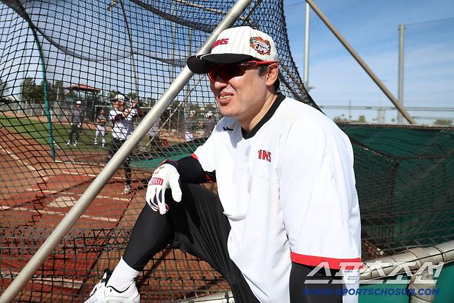 LG 트윈스 박동원이 애리조나 스프링캠프서 타격 훈련을 준비하고 있다. 사진제공=LG 트윈스