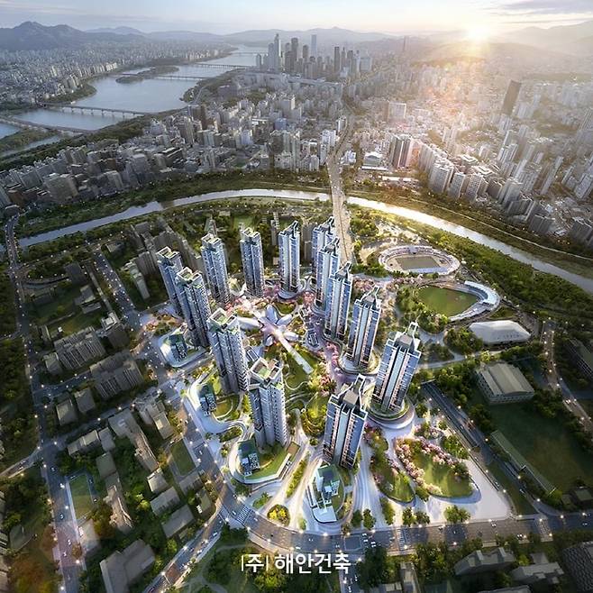 목동 5단지 설계 조감도. /해안건축 제공