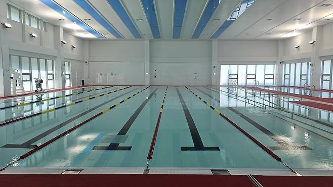 영동군민센터 수영장모습. 영동군제공