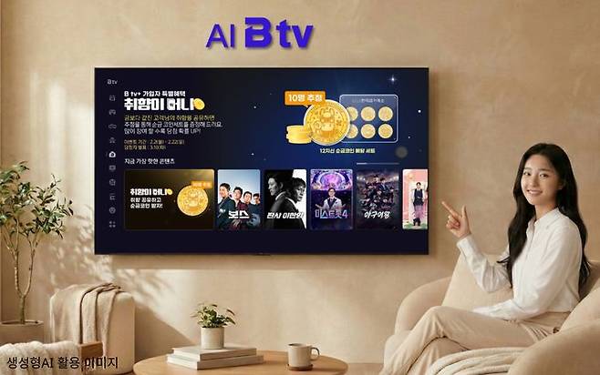 ‘취향이 머니’ 순금 증정 프로모션 관련 이미지ⓒSK브로드밴드