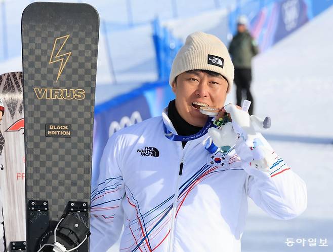 2026 밀라노-코르티나담페초 겨울올림픽에서 한국에 첫 메달을 안긴 김상겸. 리비뇨=전영한 기자 scoopjyh@donga.com