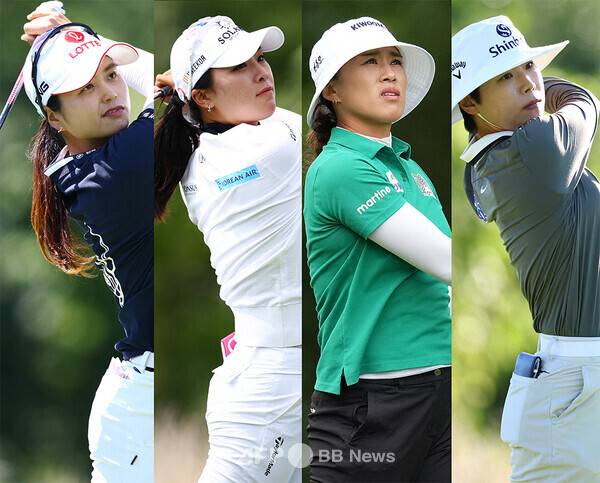 2026년 유럽여자프로골프투어(LET) 개막전 PIF 사우디 레이디스 인비테이셔널에 출전하는 미국여자프로골프(LPGA) 투어 최혜진, 윤이나, 양희영, 이소미 프로. 사진제공=ⓒAFPBBNews = News1 (사진을 무단으로 사용하지 마십시오.)