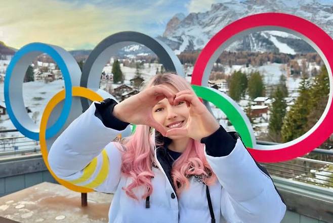 남아공 최초의 여자 알파인 스키 국가대표인 라라 마르크탈러. 마르크탈러 인스타그램 갈무리