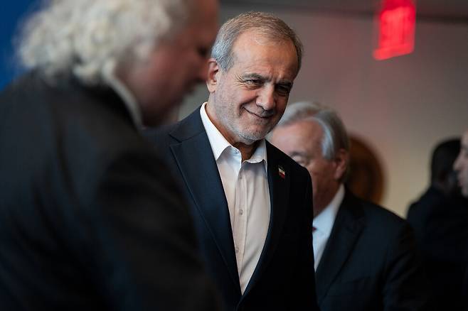 마수드 페제슈키안 이란 대통령. AP 연합뉴스