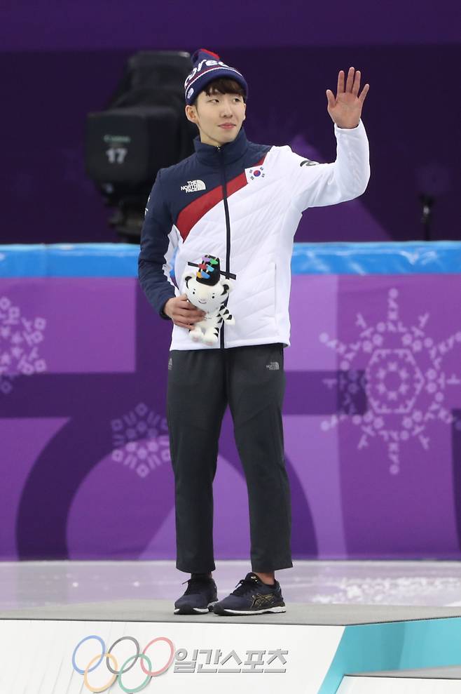 사진은 지난 2018 평창 동계올림픽 쇼트트랙 남자 1500m 결승에서 금메달을 딴 대표팀 임효준(현 린샤오쥔). 사진=IS포토
