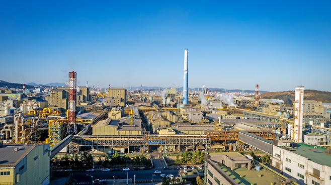 고려아연 온산제련소 전경.