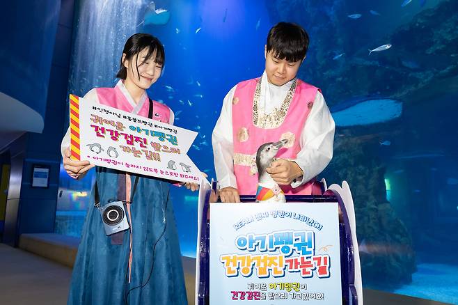 롯데월드 ‘아기펭귄 건강검진 가는길’