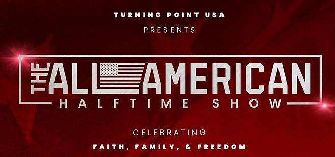 美보수단체가 개최한 '전미 하프타임쇼' [홈페이지 갈무리. 재판매 및 DB 금지]