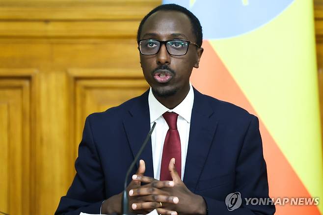 게디온 티모테오스 에티오피아 외무장관[타스=연합뉴스 자료사진. 재판매 및 DB 금지]