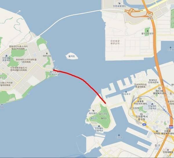 제4연륙교 위치도. /연합뉴스