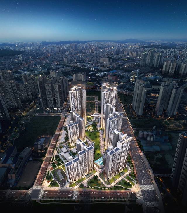 인하대역 수자인 로이센트 반조감도.