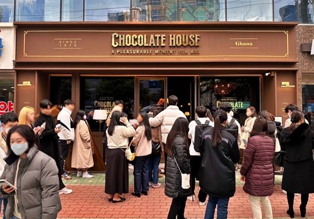 롯데웰푸드의 가나초콜릿하우스 팝업스토어/사진=롯데웰푸드