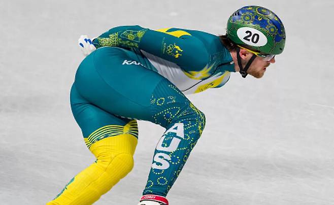 호주 쇼트트랙 국가대표 브렌던 코리. 호주올림픽위원회 누리집 갈무리