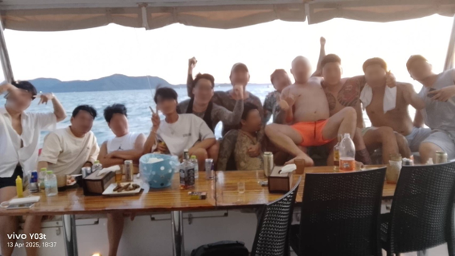 태국 파타야를 거점으로 삼고 사기 범행을 저지른 범죄조직 '룽거컴퍼니' 조직원들의 워크숍 사진. 서울경찰청 광역수사단 금융범죄수사대 제공