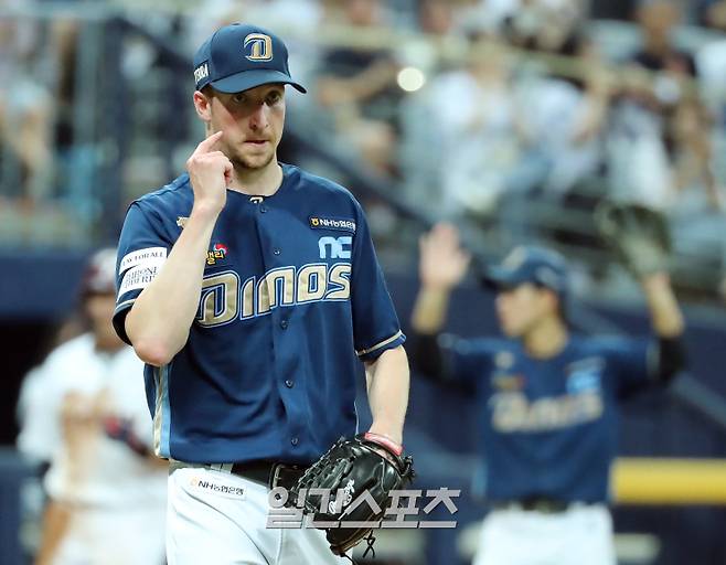 2023 KBO 프로야구 NC 다이노스 시절 에릭 페디. [사진 고척=김민규 일간스포츠 기자]