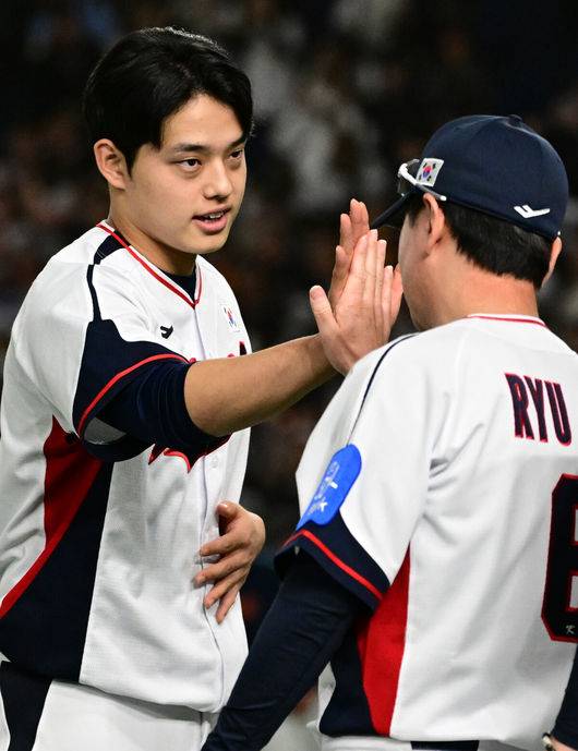 [OSEN=조은정 기자] 한국 야구 대표팀 문동주. 2025.11.16 /cej@osen.co.kr