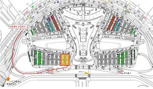 신규 프리미엄 서비스 접수 및 인도장 위치(T1 단기주차장 1층) [국토부 제공. 재판매 및 DB 금지]