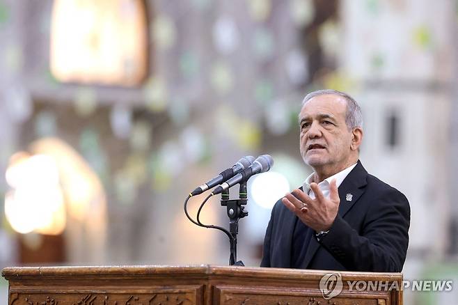 마수드 페제시키안 이란 대통령 [AFP 연합뉴스 자료사진. 재판매 및 DB 금지]