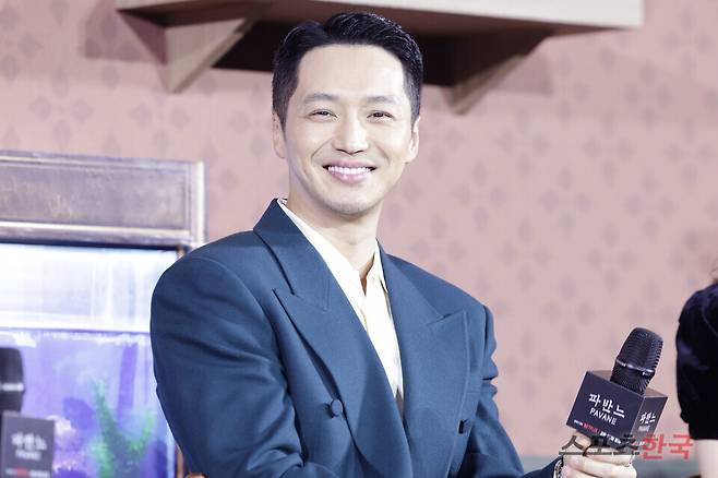 넷플릭스 영화 '파반느' 제작발표회에 참석한 배우 변요한. 2026.2.12 ⓒ이혜영 기자 lhy@hankooki.com