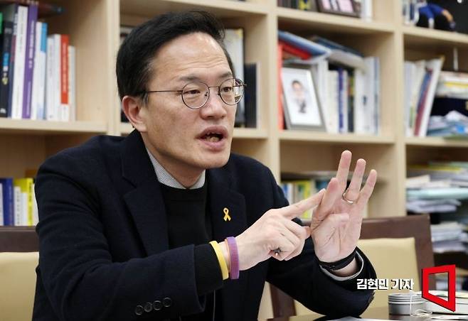 박주민 더불어민주당 의원이 국회에서 아시아경제와 만나 발언하고 있다. 2026.2.11 김현민 기자